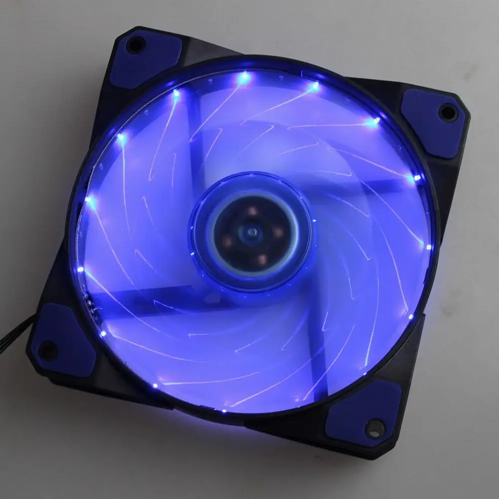 

5 Pieces/lot 120mm x 120mm x 25mm 12cm 120mm Computer PC Case Axial 12V DC Cooling LED Fan