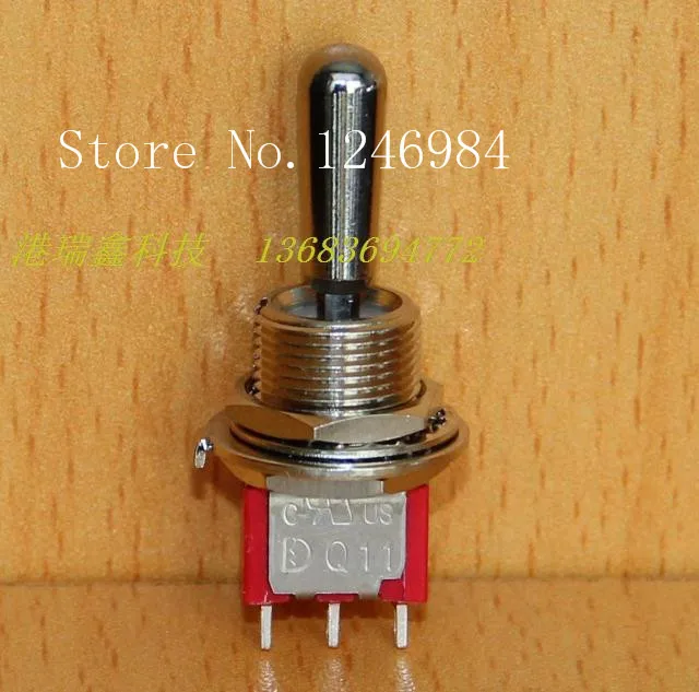 

[SA]T8014Z single tripod third gear Q11 Deli Wei Dailywell bulk M12 dust toggle switch 1MS3--20pcs/lot