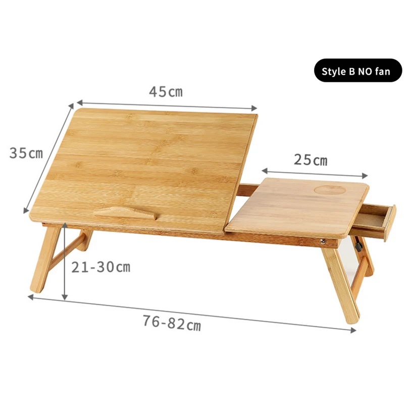 SUFEILE простой деревянный стол для ноутбука бамбуковый складной столик портативный открытый офисный стол кровать компьютерный стол простой обучающий стол D50