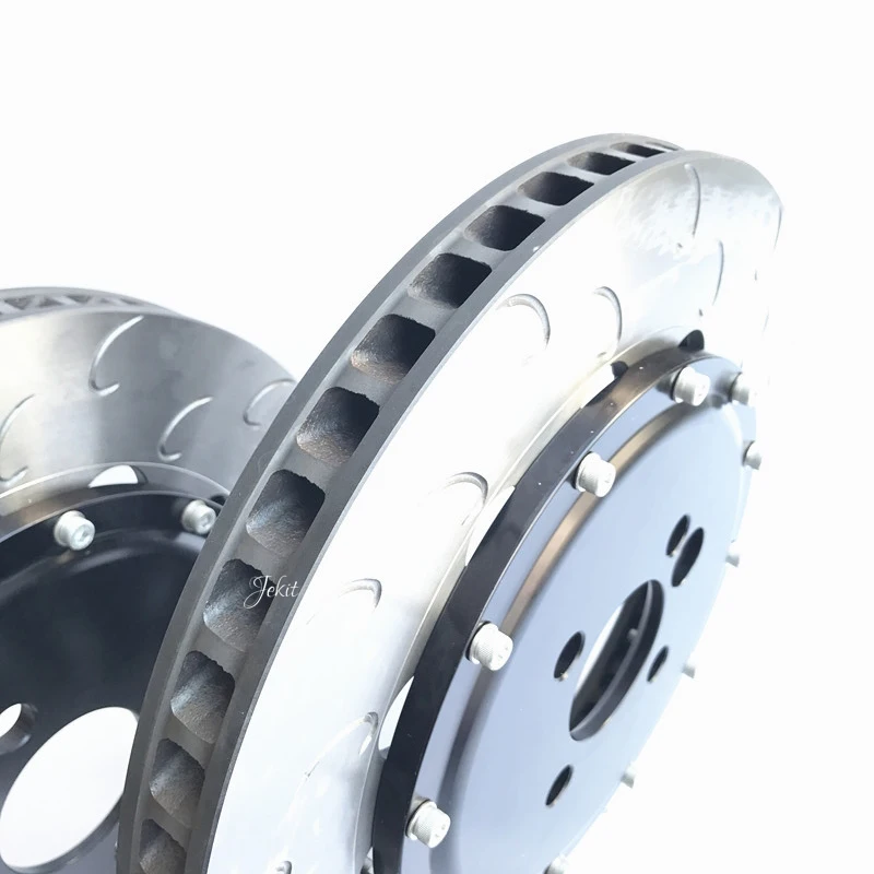 Jekit brake disc 355*32mm with hat for mk4 2001 v6/vw golf mk6 2010/volkswagen passat 2018/mercedes benz c class w204