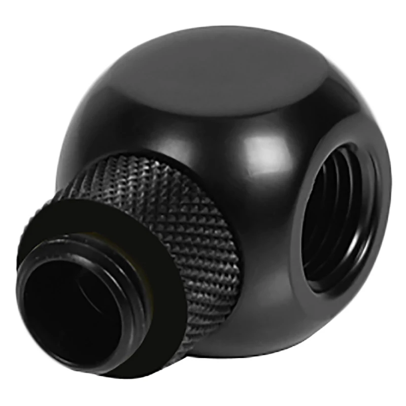 

Tx3T-A01 G1/4 inchExtender Rotation 3-Way Cubic Adaptor Seat Water Cooling Computer X-Splitter Heatsink Gadget Cooler