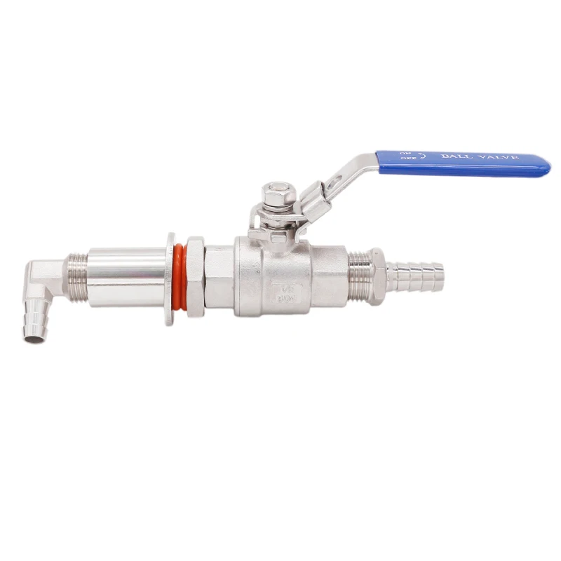 Аппарат для домашнего пивоварения без электродрели 304 SS 1/2 дюйма NPT|weldless|arm |