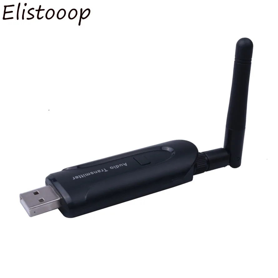 

Elistooop USB 3.5mm Wireless Bluetooth 4.1 A2DP Stereo Music Audio Transmitter Sender for PC TV Bluetooth Speaker Earphone