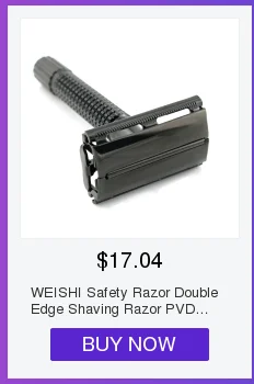 Borboleta de Metal Fosco de Alta Cor de Bronze Safety Razor Double Edge Navalha Weishi Prateado 9306 f 9306 c 9306 i Arma Preto Qualidade Novo 5 razor metal