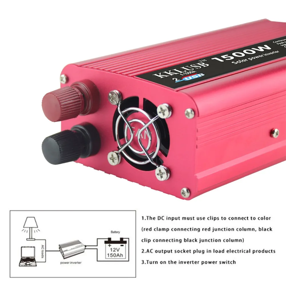 Inverter-1500W-2USB-Red-color-(6)