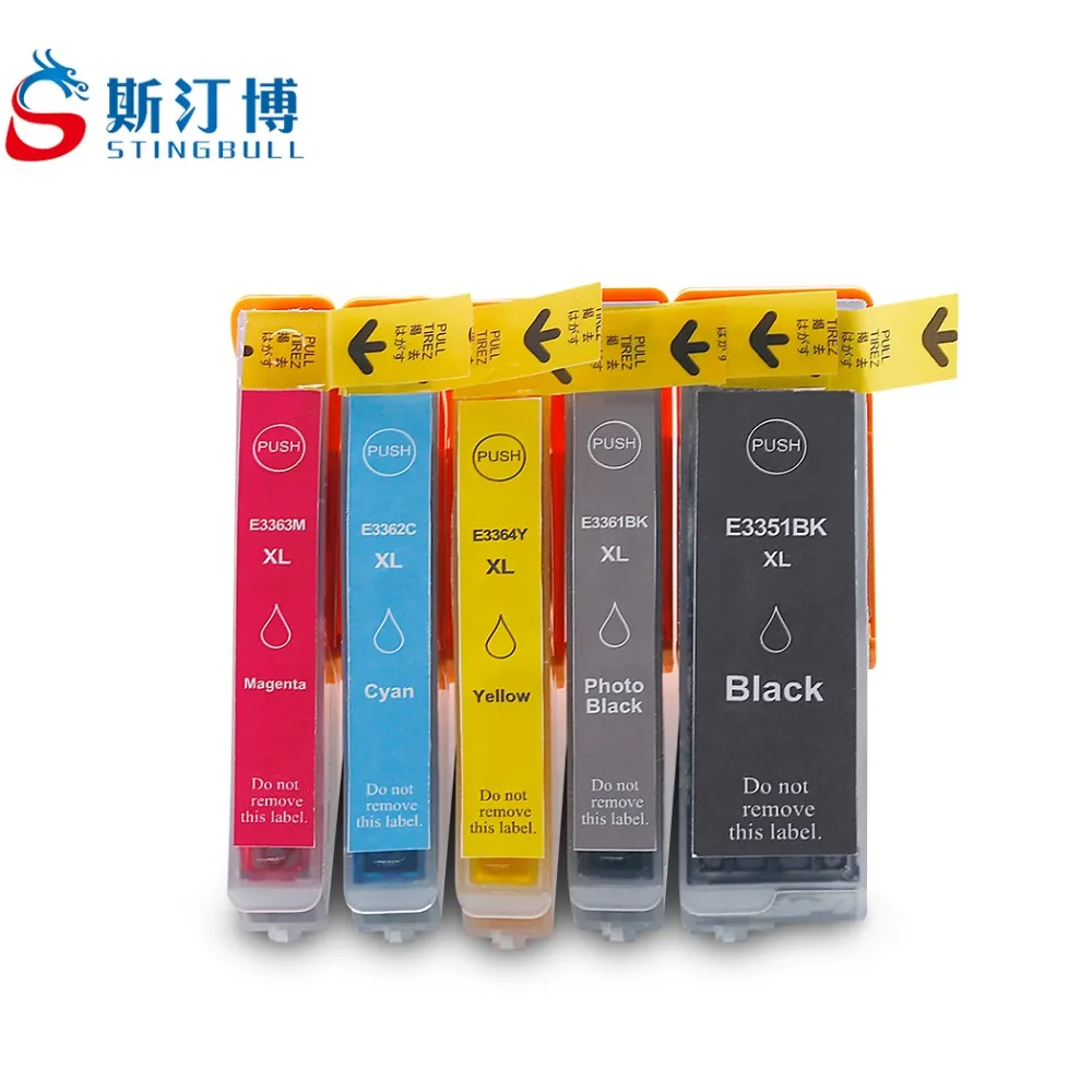 STINGBULL Compatible Printer Ink Cartridges For Epson Expression Premium XP-530 XP-630 XP-635 XP-830 | Компьютеры и офис