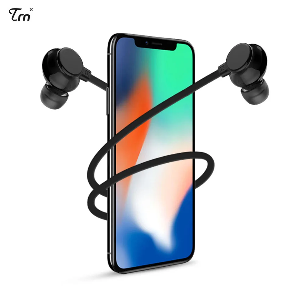 

TRN Bluetooth wireless headphone AS10 APTX AAC apt-x microphone IPX7 waterproof earphone For iPhone all Smart Phone