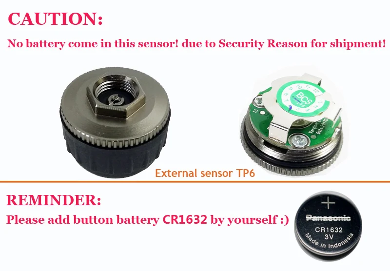 tire sensor monitor tire pressure alarm