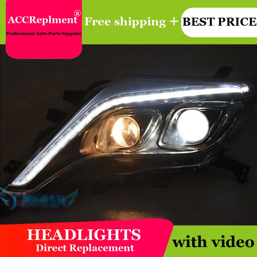 AUTO.PRO 2014-2017 для toyota prado xenon head светильник s car styling bi lens светодиодный DRL Lights H7 |