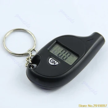 

New Arrive Mini Applied Keychain LCD Digital Tire Tyre Air Pressure Gauge Fr Car Motorcycle Drop Shipping Support