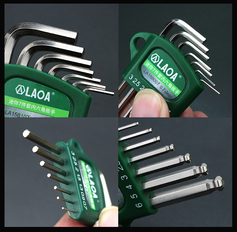 LAOA S2 торцевой ключ с магнитной шаровой головкой гаечные ключи инструменты шестигранный ключ Wrenche Kit