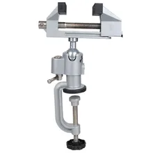 Тиски настольные плоскогубцы алюминиевый сплав 0-50 мм Мини DIY бытовой плоский стол аппаратные изделия ручной инструмент для металлообработки