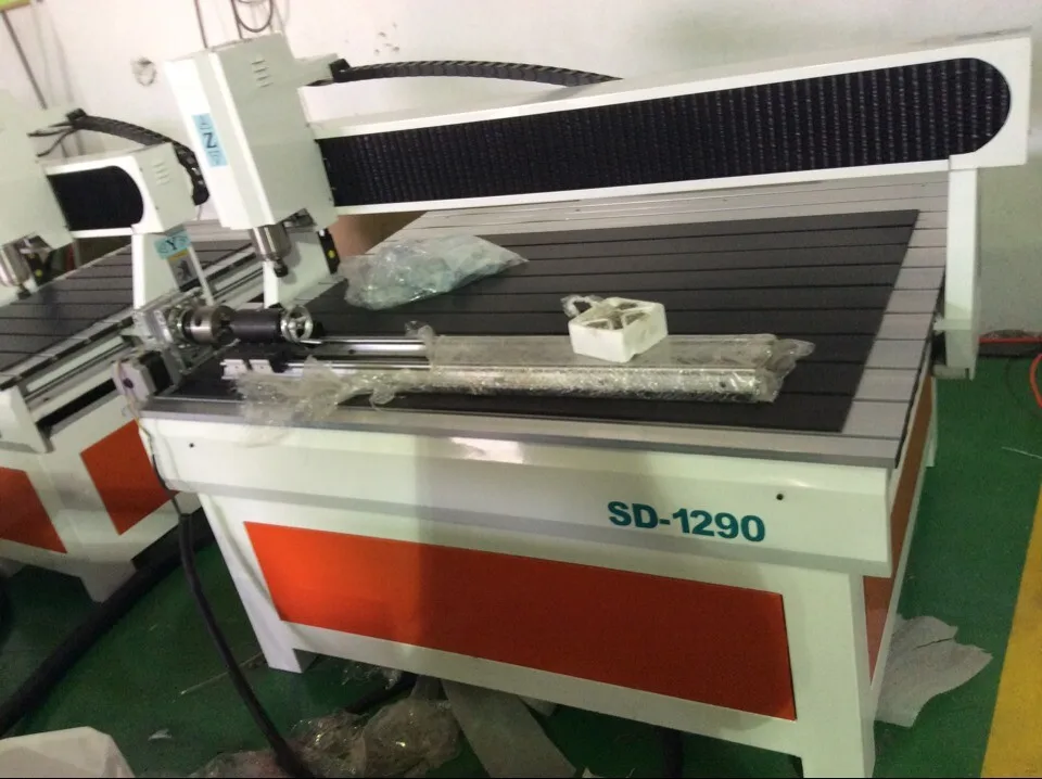 

four 4axis 1290 cnc router /cnc engraver / engraving milling drilling and caving machine 220V/110V 2.2KW spindle