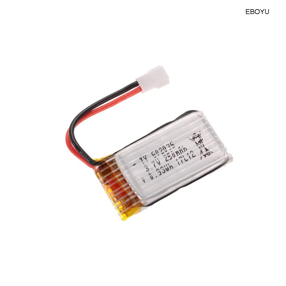 3,7 V 250mAh Lipo батарея для WLtoys V911S V966 V988 XK K100 4CH без aileron RC вертолет запасная батарея