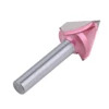 5pc 60 Degree 6x16mm Vbit CNC Solid Carbide End Mill 3D Woodworking Tungsten Carbide Milling MDF Milling Cutter ► Photo 3/3