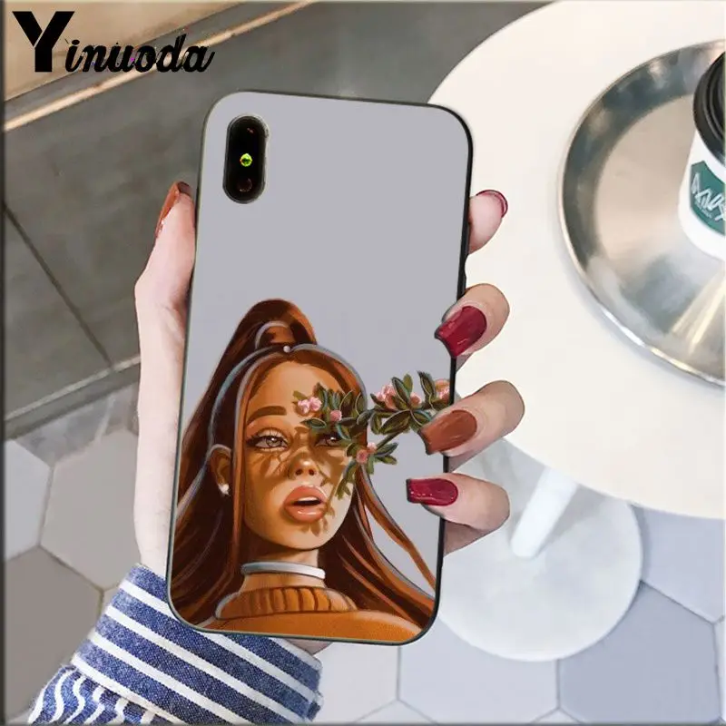 Yinuoda, без слез, налево To Cry ariana grande, черный мягкий чехол из ТПУ для iPhone X XS MAX 6 6s 7 7plus 8 8Plus 5 5S SE XR