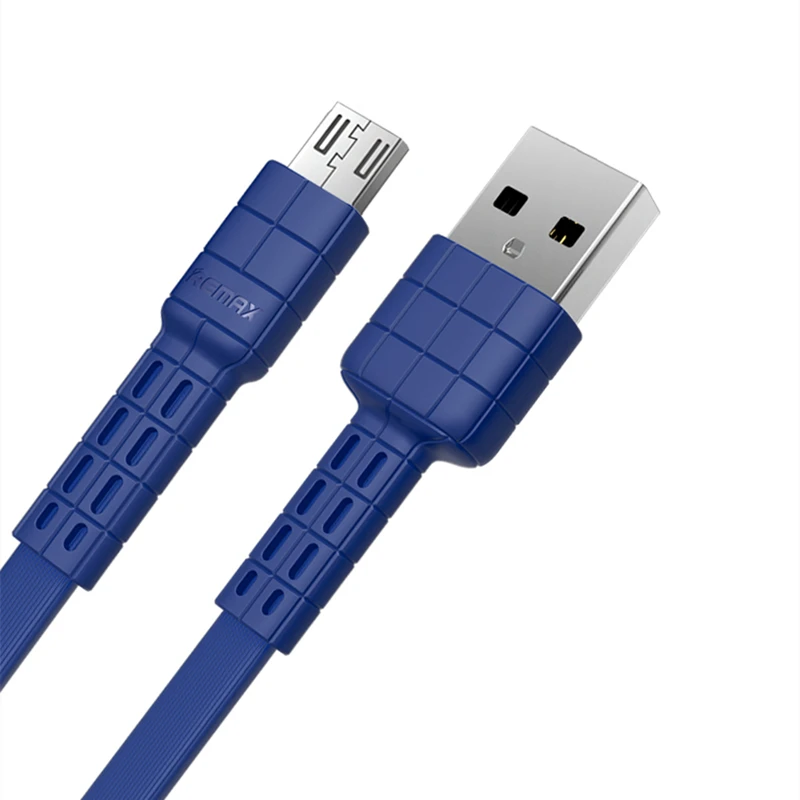 Remax USB кабель для передачи данных плоский металлический кабель для зарядки 2.4A прочный кабель для быстрой зарядки для xiaomi samsung для iPhone 6 6 S 7 8 iPhone x