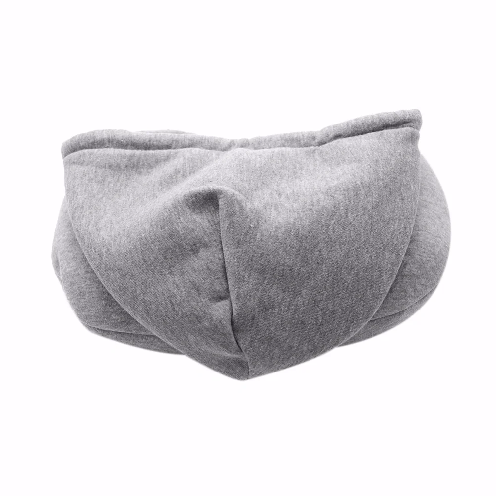 Beli Hooded U Bantal Leher Bantal Tidur Siang, Serviks Bantal Kapas, Microparticle, Perjalanan Pesawat