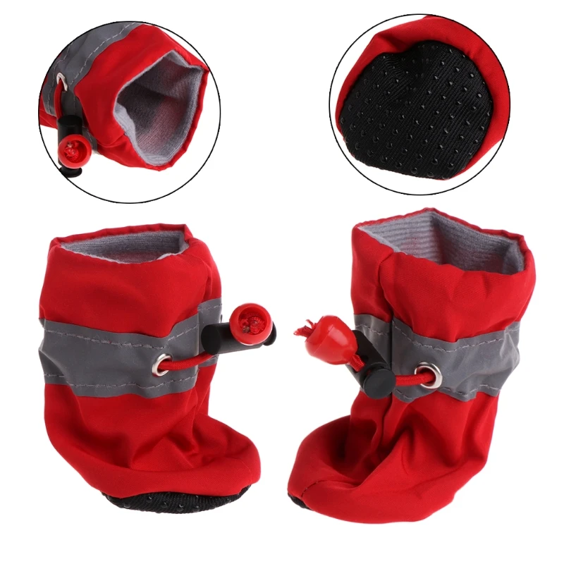 

Pet Dogs Shoes Rain Snow Waterproof Booties Waterproof Rubber Anti-slip Shoes For Small Dog Puppies Cachorro Shoes Winter