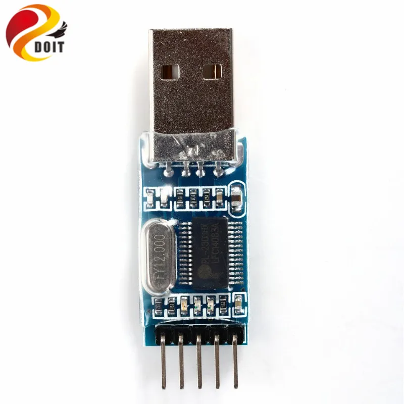 Официальный модуль автоматического преобразователя DOIT USB в RS232 TTL PL2303HX для