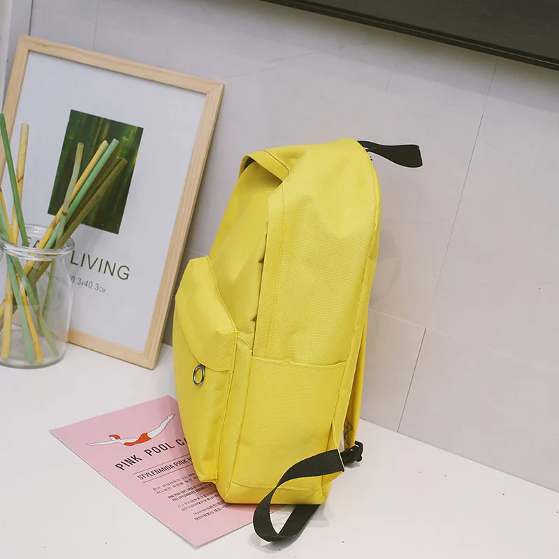 Menghuo Brand Canvas Men Women Backpack Rabbit Pendant College High Middle School Bags for Teenager Boy Girls Backpacks Mochila (3)
