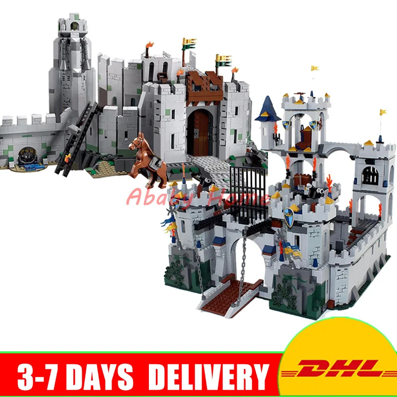 

2018 DHL Lepin 16013 The Lord of the Rings+16017 The King's Castle Siege Building Blocks Bricks Toys Clone 9474 7094