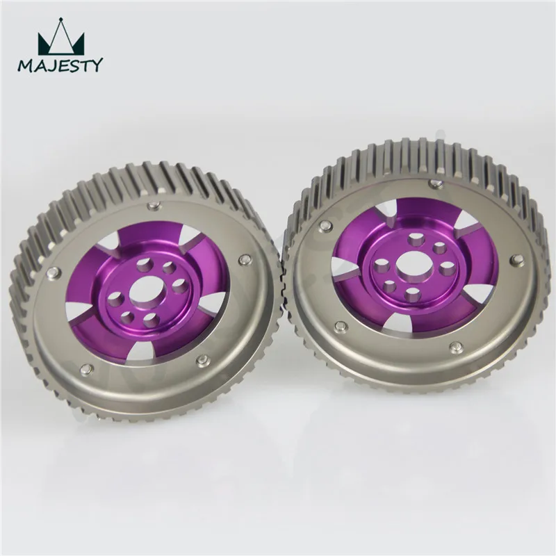 Комплект шкивов для NISSAN SKYLINE RB20 RB25 RB26 R32 R33 R34 фиолетовый|pulley kit|cam gearscam gears pulley |