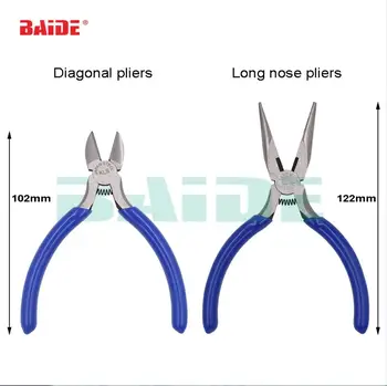 Price Multi Functional Diagonal Pliers Cut Line Oblique Nose Pincers Wire Nipper Long Nose Pliers Tool For Electronics 200pcs/lot