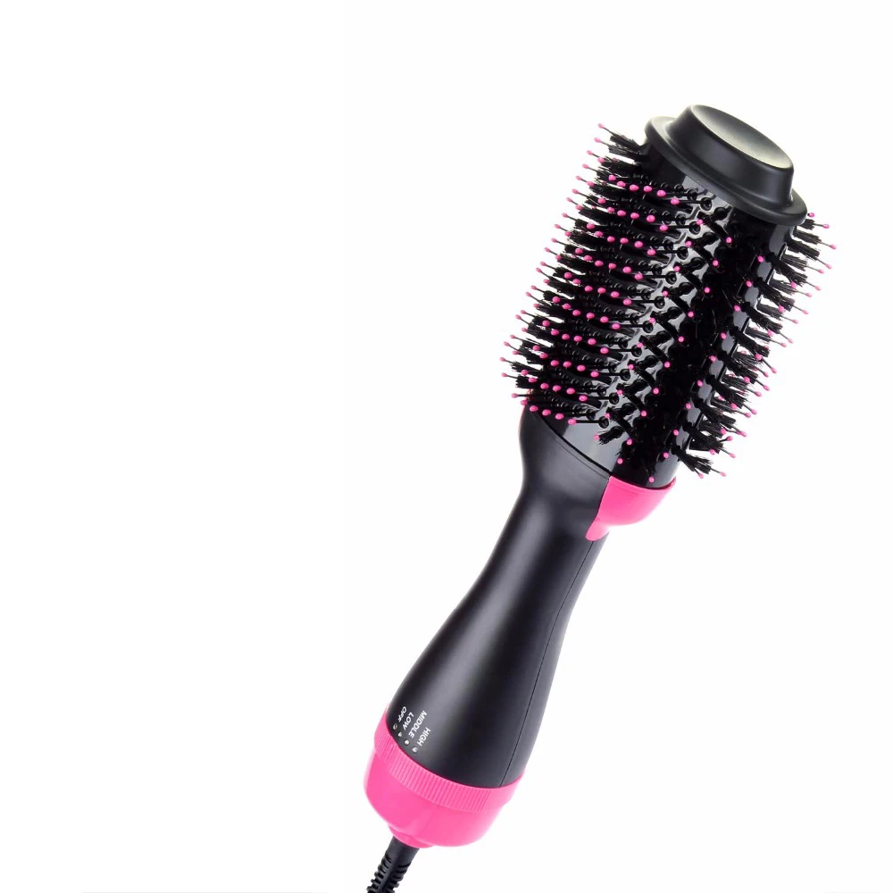 

Professional Salon Hair Dryer & Blower Bursh Volumizer Blow Dryer Hot Air Brush Negative Ion Multi functional Straightener