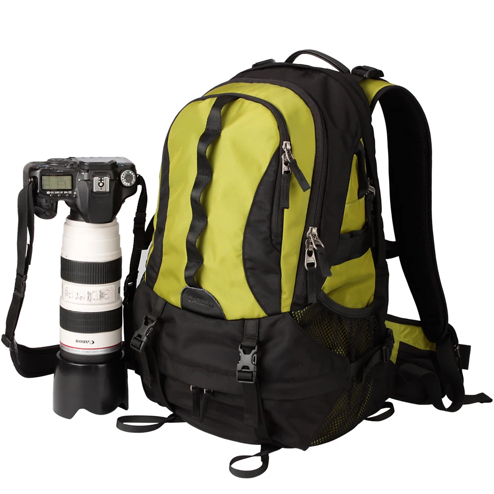 CAREELL C1325 двойная сумка для камеры на ремне профессиональная цифровая зеркальная камера Сумка Повседневный открытый рюкзак