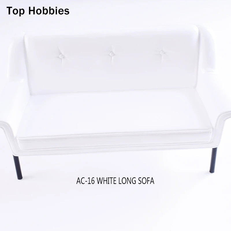 

KUMIK 1/6 Scale Double Person Sofa Model 1/6 figure Scene accessory AC-16 White Long Fit 12 Inch Phicen Action Figure in stock