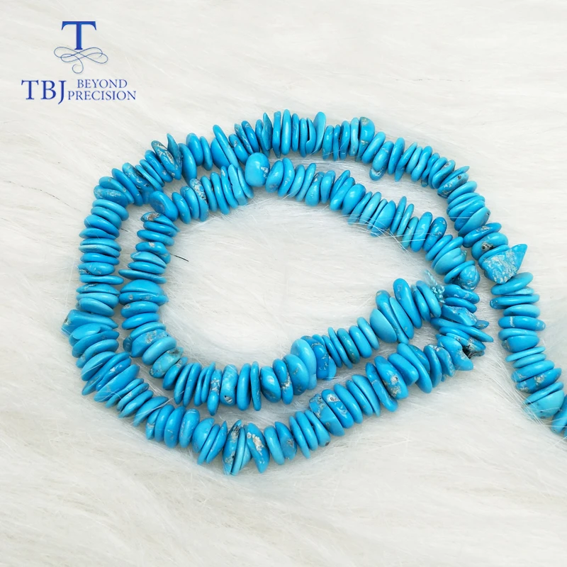 TBJ Natural American turquoise loose beads for DIY gemstone jewelry design for your jewelry price one strand loose gemstones loose beads for jewelry making