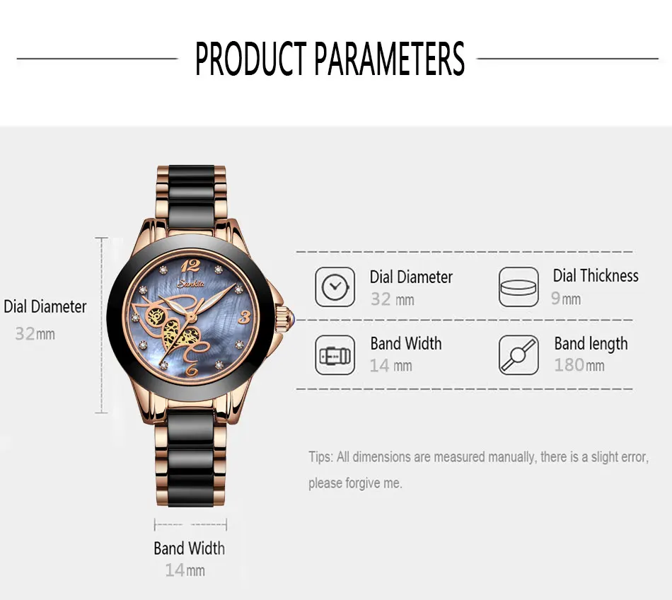 SUNKTA, модные женские часы, женские часы-браслет, повседневные керамические кварцевые наручные часы, водонепроницаемые часы, Relogio Feminino