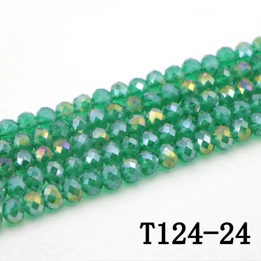 24 Natural green grass green Croatia AB crystal beads (4)(1)