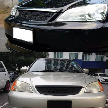 

FOR 01-03 HONDA CIVIC 2DR/4DR EM/ES BLACK ABS TYPE-R STYLE GRILLE COVER GUARD