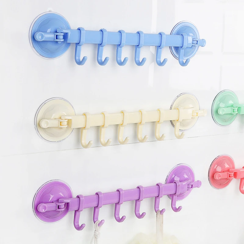 فراغ شفط كأس هوك الحمام المطبخ الزاوية و جدار منشفة شماعات تخزين أصحاب رفوف 6 السنانير