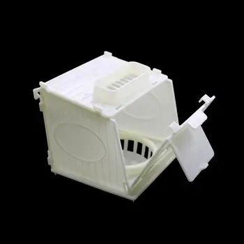 1 Pcs Bird Cage Bird House Parrot Cage White High Quality Plastic Pet Bird's Nest Removable 4