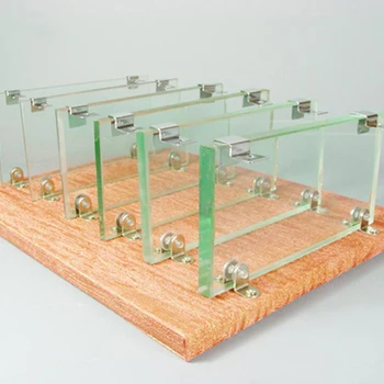 

New 6/8/10mm Stainless Steel Glass Support Frame Hanging Foot Folding Aquarium Tank Fish Tank Glass Cover Clip Support Brackets