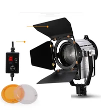 Dimmable Bi color 100W LED Studio Fresnel spot Light 3200 5500K for Studio Camera Photo video