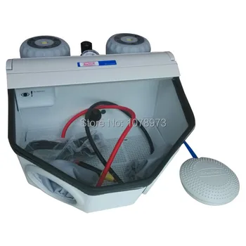 

Jewelry Deburring Tools 220V Sandblaster Machine with 2 pens Dental Sandblasting Equipment