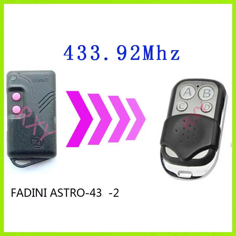 

Duplicator FADINI ASTRO-43-2 433.92mhz Universal Remote Control