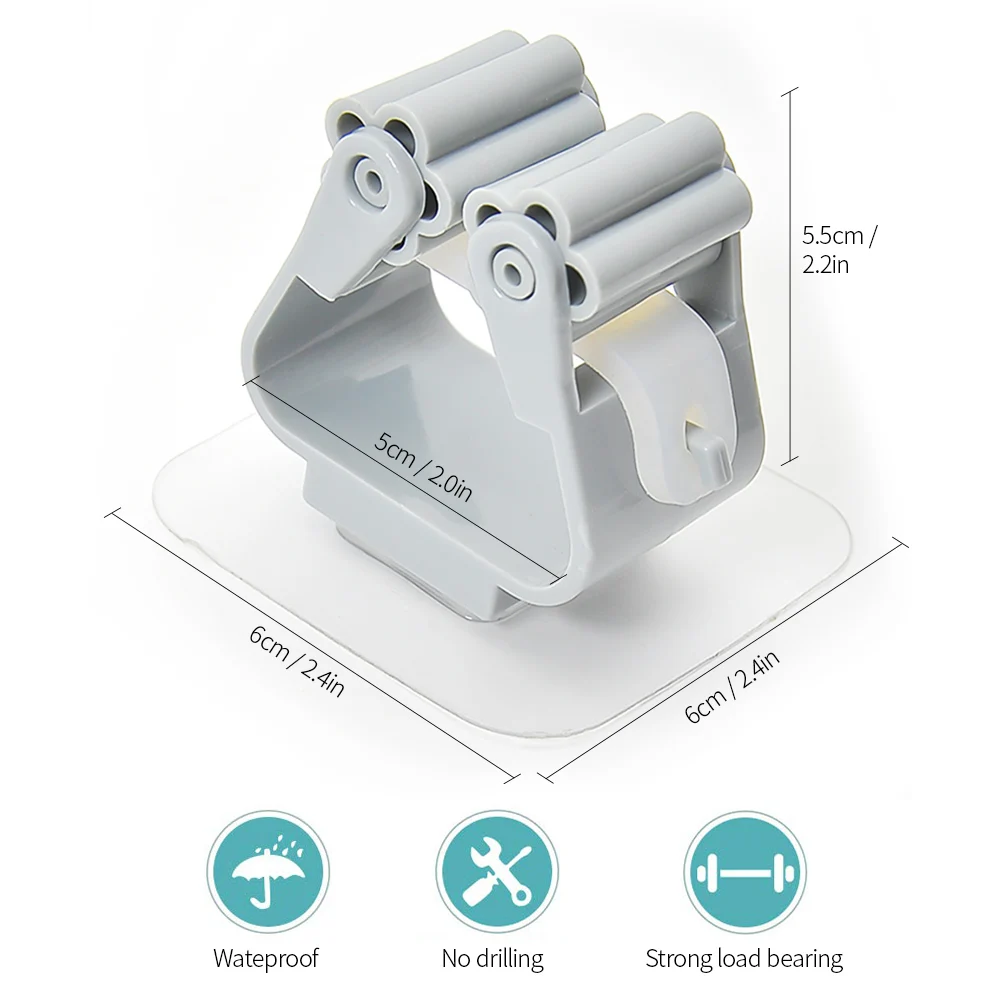 1 шт. Метла Швабра вешалка крепкие клейкие крючки пластик суперклей Швабра настенный крюк для швабры держатель метлы подвесной крюк для шетки для ванной комнаты