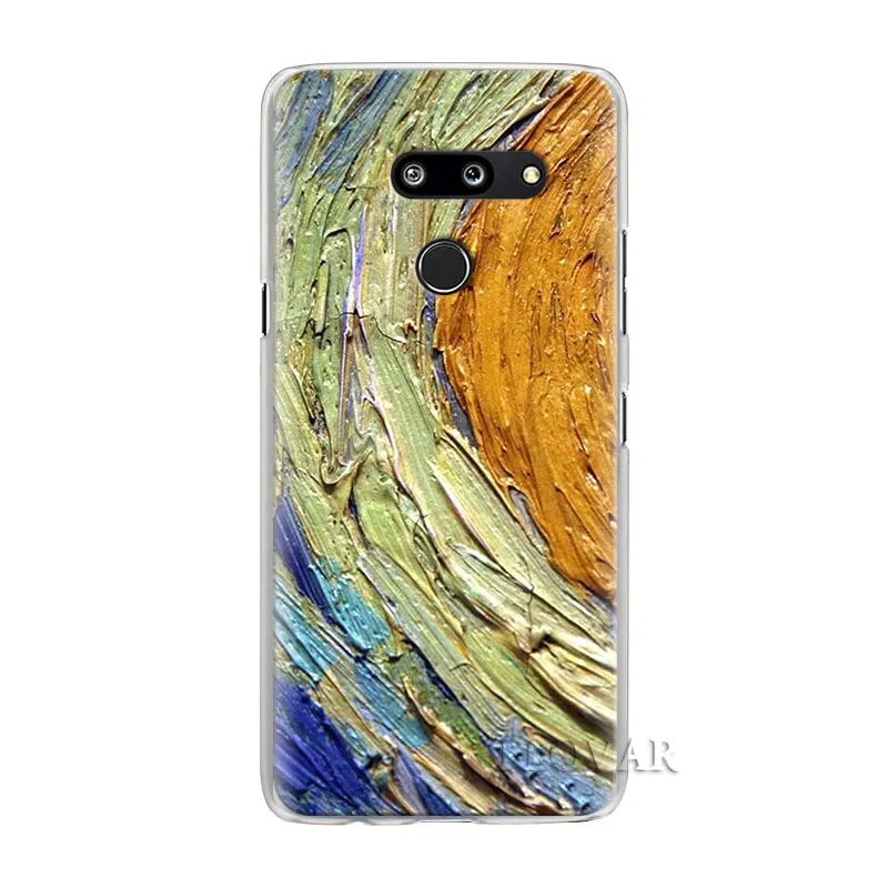 Ван Гог ТАРДИС телефонные чехлы для LG G7 Plus G8 ThinQ G6 V40 V50 ThinQ Q6 Q7 Q8 Жесткий Чехол для ПК