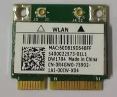 BroadCom BCM43142 BCM943142HM DW1704 Половина Mini PCI-E WLAN Wi-Fi Bluetooth4.0 карты для DELL XPS 2710 17TR