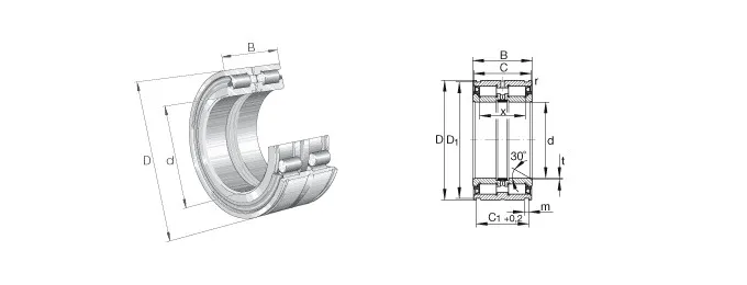 1 шт. SL04 5010 PP NR 50X80X40 SL045010 E5010N NNF 5010 ADB-2LSV MOCHU двухрядный полный комплект цилиндрический роликовый подшипник