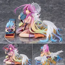 NEW hot 15cm NO GAME NO LIFE Flueqel Jibril Action figure toys doll collection Christmas gift with box
