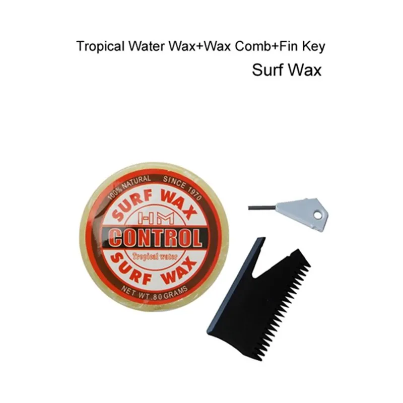 Воск для серфинга Круглый воск тропический водный с воском расческа|board wax|surf