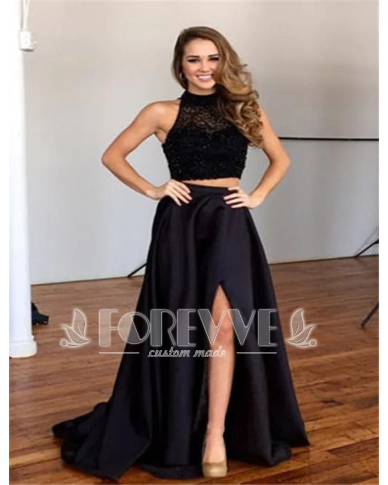 2 piece evening gown