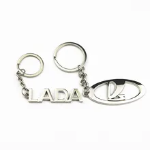 3D металлический ключ для авто кольцо для Lada Kalina Granta Priora Niva Largus Авто Поставки Lada эмблема брелок автомобильные аксессуары цепочки для ключей
