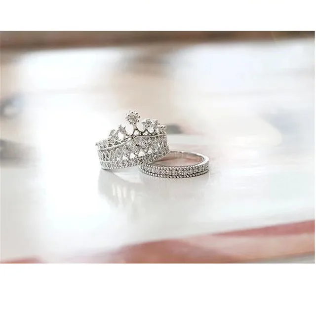 SHUANGR New fashion accessories jewelry Top quality crystal Imperial crown Engag SHUANGR New fashion accessories jewelry Top quality crystal Imperial crown Engag